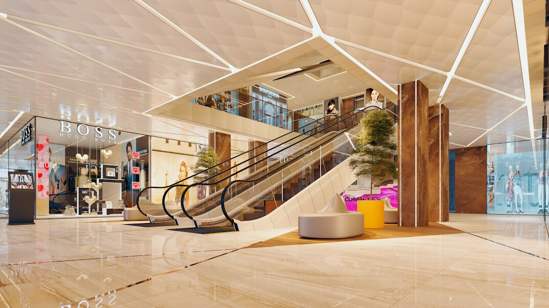 busy retail store floor