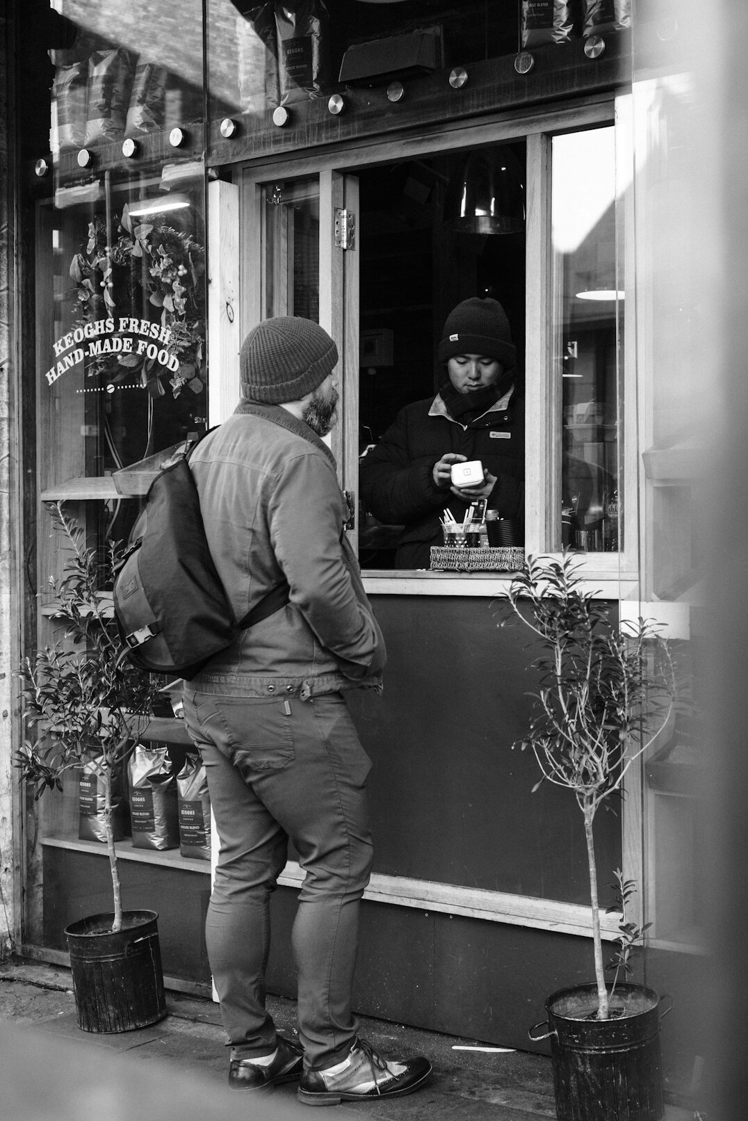 store detective watching surveillance